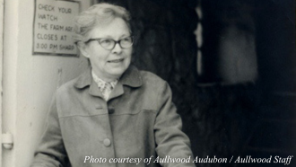 Marie Aull, founder of the Aullwood Audubon Center.