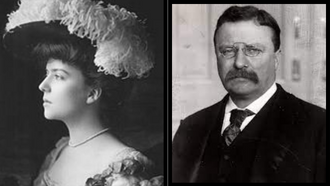 Teddy Roosevelt and daughter Alice