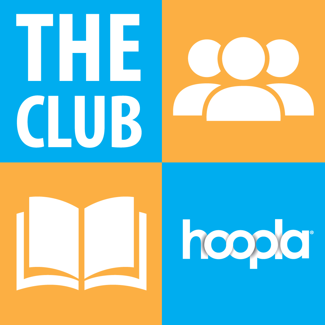 Logo of The Club - hoopla's book club recommendation program.