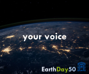 earth from space text: your voice