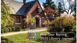 five-star rating library journal, photo of library exterior