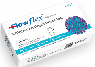 Flowflex Test kit, white box