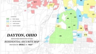 Zoned map of Dayton Ohio