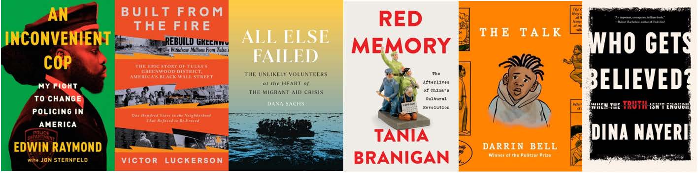 Book covers for 2024 nonfiction finalists